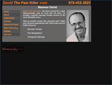 Tablet Screenshot of davidthepainkiller.com